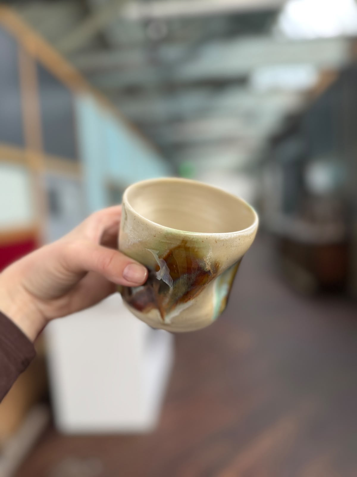 Brown Patterned Mug
