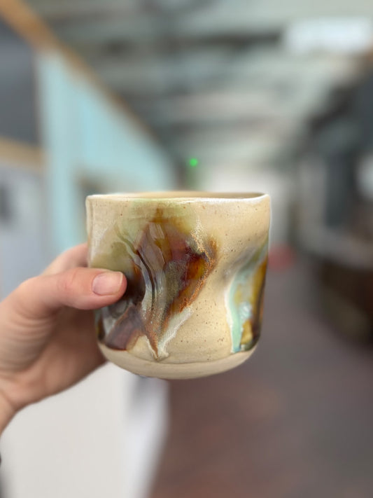 Brown Patterned Mug