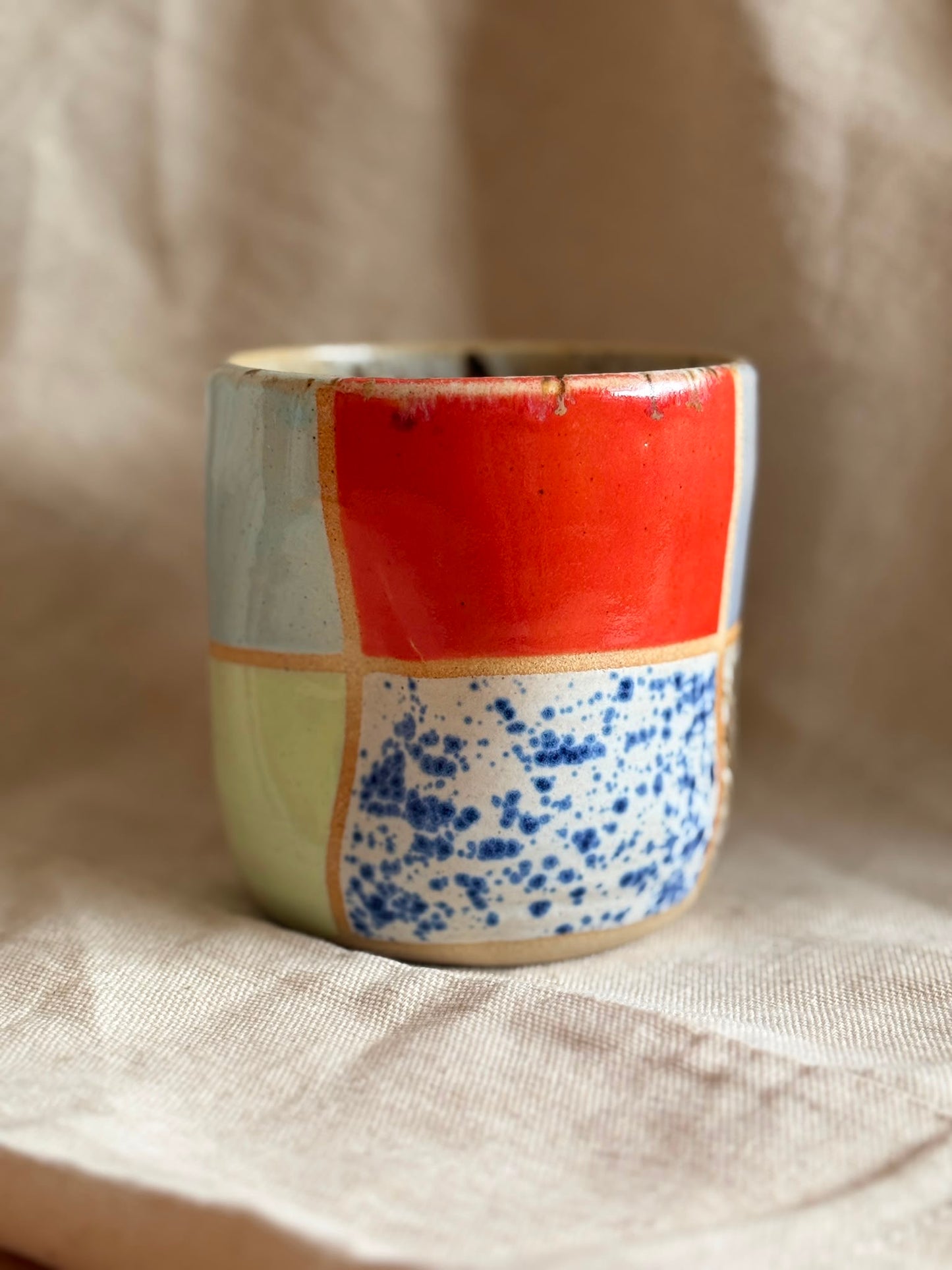 Chequered Mug